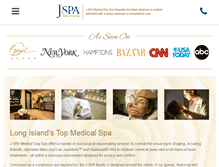 Tablet Screenshot of jspamedspa.com